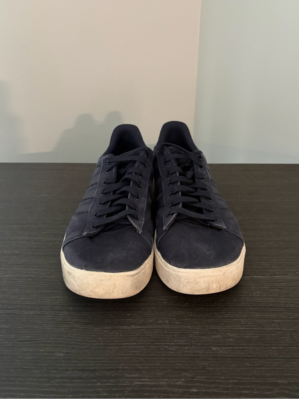 Adidas Navy Low-Top Canvas Sneakers